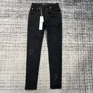 Jeans destruído masculino boné para magro harém roxo algodão denim calças moda casual na moda denims clássico fivepocket corte streetwear marca 3