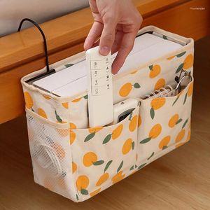 Aufbewahrungstaschen Schlafzimmer Tischbett neben hängenden Beutel Tuchkunst Leinen Stoffbeutel große Kapazität Sundies Taschen Organizer