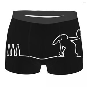 Underpants La Linea Bowling Men Underwear Badum Linus Lineman Boxer Briefs Shorts Panties Funny Polyester For Homme S-XXL