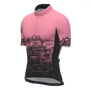 Rennjacken Bjorka Sommer Radfahren Herren Kurzärmel -Trikots Fahrradzubehör Shirts Mountainbike Schnell trockene Kleidung Ciclismo Maillot