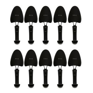 Shoe Parts Accessories 5 Pairs Practical Plastic Adjustable Length Men Shoe Tree Stretcher Boot Holder Organizers 5 Pairs Black 230812