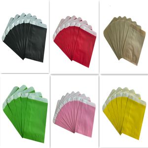 Alışveriş çantaları 50/100pcs kraft kağıt torba şeker hediye çantası gıda ambalaj çantası düğün malzemeleri doğum günü partisi dekorasyon küçük atıştırmalık çanta 230814