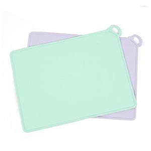 Table Mats Silicone Food Mat Children Dining Reusable Toddler Placemats For Meal Time Portable Busy