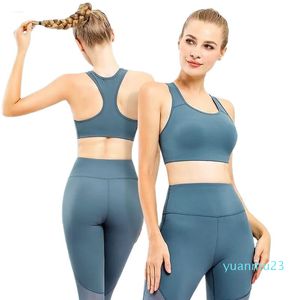 Yoga-Outfit tragen professionelle High-End-Modesportunterwäsche BH schnelle trockene Schlampe Fitnesshosen Nackt laufen Anzug Frauen