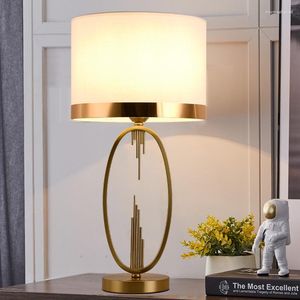 Bordslampor amerikansk lampa modern enkel studie kreativ skrivbord europeiska vardagsrum sovrummet dekorativ