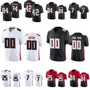 Custom Football 26 Avery Williams Jersey 9 Desmond Ridder 7 Bijan Robinson 25 Tyler Allgeier 84 Cordarrelle Patterson 42 Caleb Huntley Color Rush Man Woman Youth