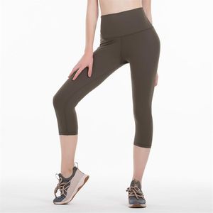 Sommer Frauen hohe Taille elastische Hosen Yogahosen gedruckt Stretch Leggings laufen Sportfitness geschnittene Leggings Workout2445