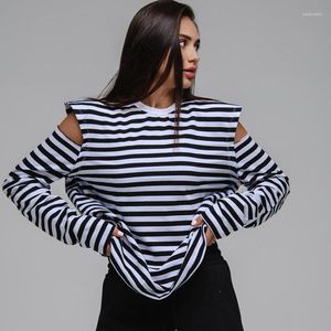 Женские футболки T Tops Tops Summer Women Women Hollow Oun