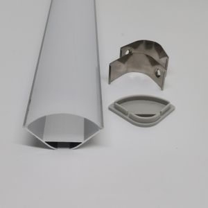 2 m/Stück 30 x 30 Eckmontiertes Aluminiumprofil für LED DC12 V 3000 K/4000 K/6000 K für die Heimbeleuchtung