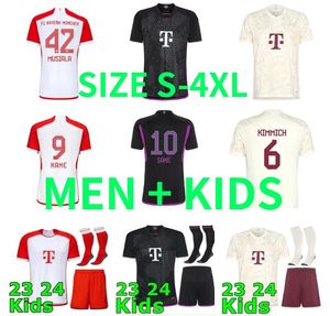 23 24 FC Soccer Jerseys SANE Oktoberfest COMAN GNABRY DAVIES 2023 2024 Munich Summer Tops Tee Kids Kits Sets Football Shirt Remake Fans Player Version KANE