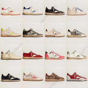 Designerskie buty Goldenity Dirty Old Sneakers Women Nowy wydawnictwo Ball Star Luksusowa Włosze Marka Sneakersa cekin klasyczny słynny goseity oryginalne buty skórzane