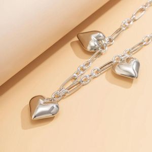 Belts Heart Pendant Dress Accessories Women Body Chain Metal Waist Corset