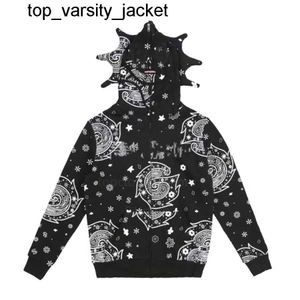 NY 23SS STAR 3D Tryckt Y2K Casual Retro Men's Zip Up Hoodie Coats Men Hoodies Tryck Jackda tröjor Size S-5XL Womens Mens Hoodie