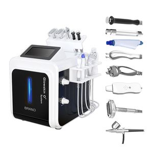 Högkvalitativ multifunktionell hydra dermabrasion Syre Spray Gun Skin Scrubber Bipolar RF Skin åtdragning av ögonlyft Hydradermabrasion Beauty Machine