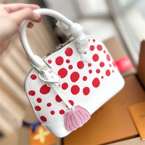 2023 Women's Crossbody Bag Fashion Designer Handväska Läder lyxig handväska Polka Dot New Women's Purse Women's Shoulder Bag