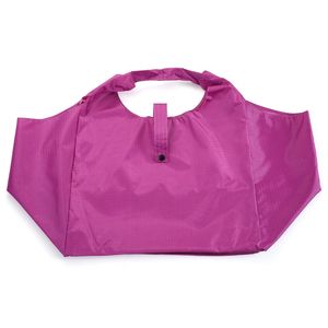 10pcs Storage Bags Polyester Blank Foldable Cross Hasp Vegetable Food Shopping Bag Mix Color