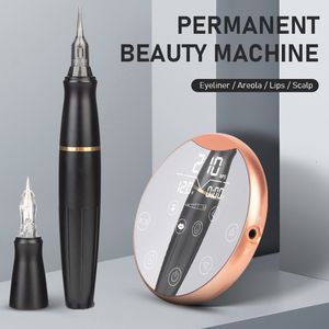 Maszyna tatuażu stały makijaż obrotowy kompletny zestaw Dermografo MicroPigment Profesional Microblading dla Usta Eyeliner Brwi