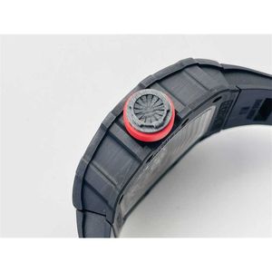 Superclone ZF Factory Luxury Wristwatch Richa Automatic Mechanical Hollow Out Watch Carbon Fiber RM35-02 R Tape Ceramic Wine Barrel Fashion Trend Choser 7B960V