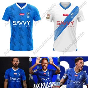 ネイマールJr Al-Hilal Soccer Jersey 2023 2024 Ruben Sergej Milinkovic Neves Kalidou Koulibaly Shirds Saudi Professional League Jersey 23/24