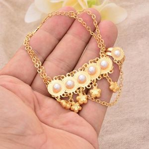 Bankle Dubai Gold Farbarmbandbangen für Baby/Mädchen/Junge Charme Pflaumenarmband Juwelier Kinderparty Geschenke