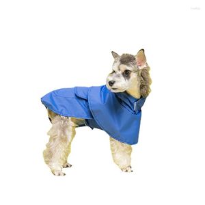 Dog Apparel Raincoat Jacket Clothes Waterproof Pet Cloak Rain Gear Colored Cape Small Teddy Supplies S-XXXL