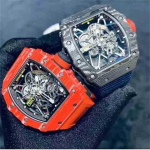 Uxury Watch Date Luxury Mens Mechanics Watch Richa Wristwatch Milles Zun Mechanical Mens RM055 Skull RM35-02 MILLESR TOURBILLON ES CHOSERS2SU