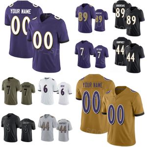 Team Fußball 6 Patrick Queen Jersey 18 Roquan Smith 44 Marlon Humphrey 89 Mark Andrews 80 Isaiah wahrscheinlich 7 Rashod Bateman 8 Lamar Jackson Color Rush Männer Kinder Frauen Frauen