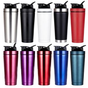 UPS Stainless Steel Insulated Protein Shaker Bottle - Portable Gym Drink Mixer for Training, Travel & Outdoor Adventures.8.14