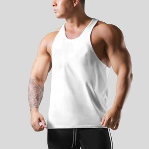 Herrtankstoppar Vest Men Stringer Top Gym Custom Printing Solid Color Clothing