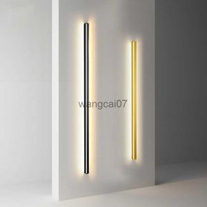 Wall Lamps Minimalist Cuboid LED Wall Lamp White Black Gold Aluminum Sconces Remote Control Dimming With Switch Lighting For Foyer Bedroom HKD230814