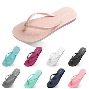 Flip Women Women Sapateiros Desconto Slippers mais novos Flocos triplos brancos pretos verde laranja rosa vermelho Summer Summer ao ar livre slide de praia Sneaker189 s