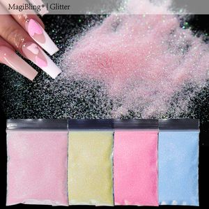 Nagel glitter 10gbag glänsande socker färgglad pulver godis kappa effekt vit svart pigment damm naglar konstdekorationer diy leveranser 230814