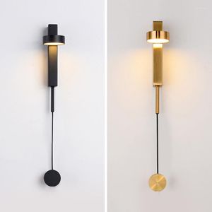 Wall Lamp LED Dimmable Bedroom Bedside Light Indoor Decoration Fixture Lamps