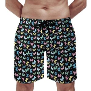 Men's Shorts Butterflies Board Butterfly Print Floral Art Beach Short Pants Men Design Sports Quick Dry Swim Trunks Birthday Present