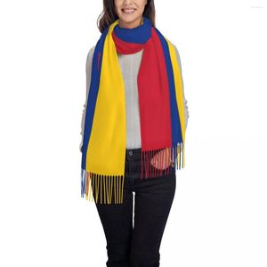 SCARPE DONNE DONNA SCARF TASHEL TEAP ALLA FAGGIO DI COLOMBIA FEMME SONO AUTUNGO AUTUNGNO BANDANA INVERNO