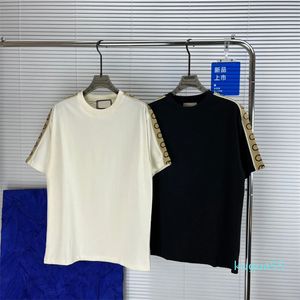 2023-Men 's Plus Tees 폴로 둥근 목 목자 자수 및 인쇄 극식 여름 마모 거리 순수면 2wf1