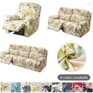 Coperture per sedie 1/2/3 Seater Flower Print Recliner Cover Cover Lazy Boy Relax PoltryAir Elastic Protector Lounge Home Living Room