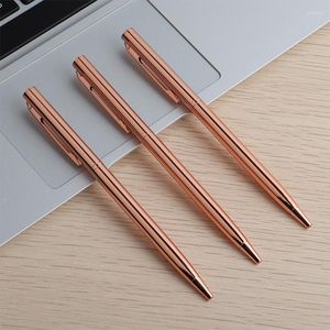 Luxury Metal Ballpoint Pens Rose Gold Business Offices Accessories Birthday Party Gift Exam Stationery Supplies