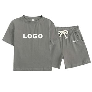 Wholesale Summer Baby Clothing Sets Children's t Shirt Suit Cotton Boy Short Set Kids