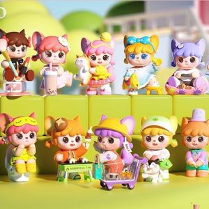 Blind box Cute Anime Figure Gift Surprise Box Original HanHanNai Life Series Toys Model Confirm Style 230812