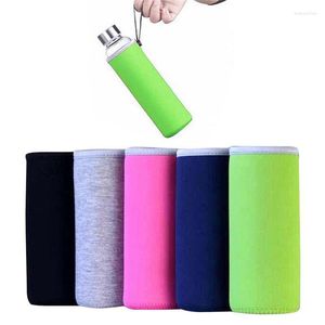 Storage Bags Sport Water Bottle Cover Neoprene Insulator Sleeve Bag Case Pouch For 550ML Portable Vacuum Cup Set Camping Holder