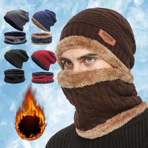 Motorcycle Helmets Unisex Winter Hats Knit Cap Men And Women Outdoor Riding Hat Warm Thickening Plus Ski Mask