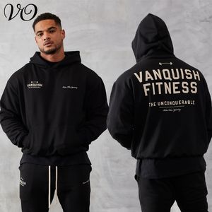 Herrtröjor tröjor män överdimensionerade pullover hoodie bomull lös sportkläder joggar gym sport fitness löpande träning kappa avslappnad mode tröja 230812