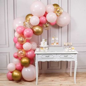 Decoration Balloon Garland 10"-18" Pink Rose Gold Balloon Bulk for Birthday Baby Shower Wedding Decoration