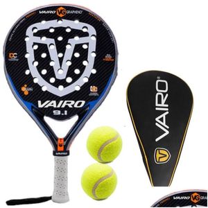 Tenis Raketleri Pala Padel Karbon Fiber Dış Hava Spor Ekipmanları Erkek ve Kadın Kriket Bag 221111 Damla Teslimat Açık havada R DHKFA