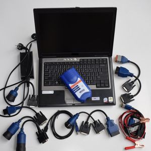 Hochleistungs -Lkw -Diagnose -Scanner Nexiq USB -Link mit Laptop D630 RAM 4G -Kabel Vollständiger Einsatz