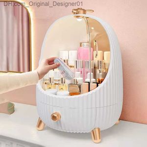 Make -up -Organizer mit LED -Leuchten für Kosmetikboxen Speicher Haut wasserdichte Badezimmer Desktop mit hoher Kapazität Z230815