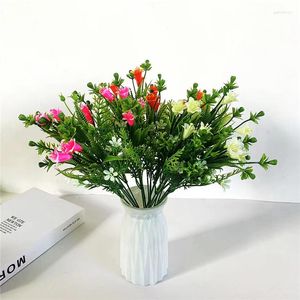Decorative Flowers Simulated Morning Glory Green Plants Artificial Wedding Home Decoration Manufacturers