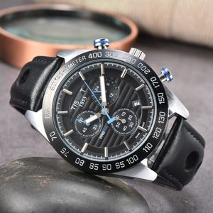 Hochwertige Top -Marke Tissox T Sport PRS516 -Serie Klassische Mode -Herren Watch Edelstahl Leder wasserdichte Designer Bewegung Automatische Quarzuhren