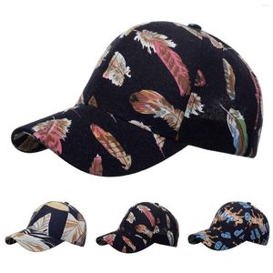 Ball Caps Fashion Women Men Sport Star Print Breathable Beach Baseball Cap Hip Hop Hat Sun Hair Running